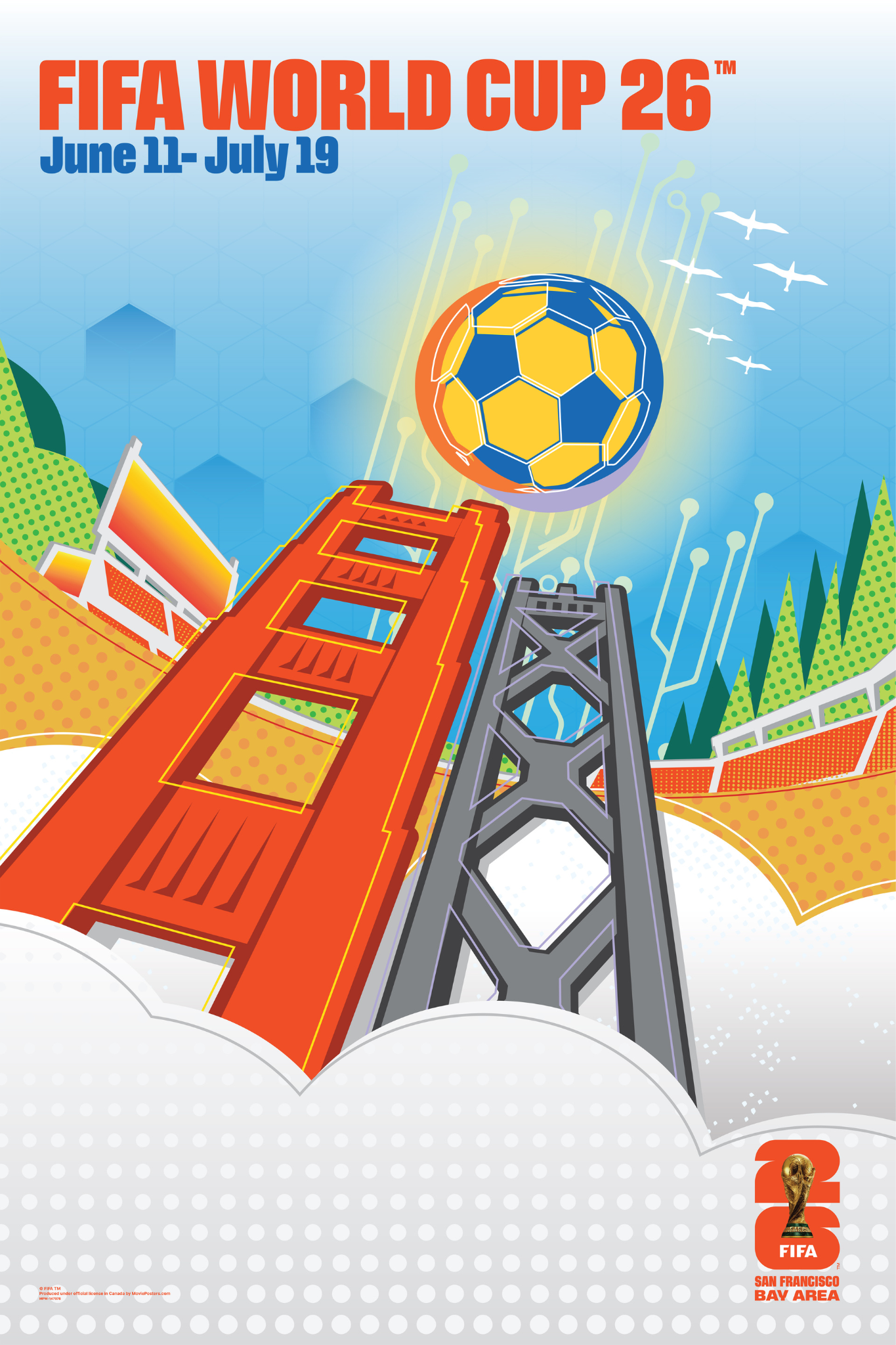 FIFA World Cup 2026 - San Francisco 24" x 36"