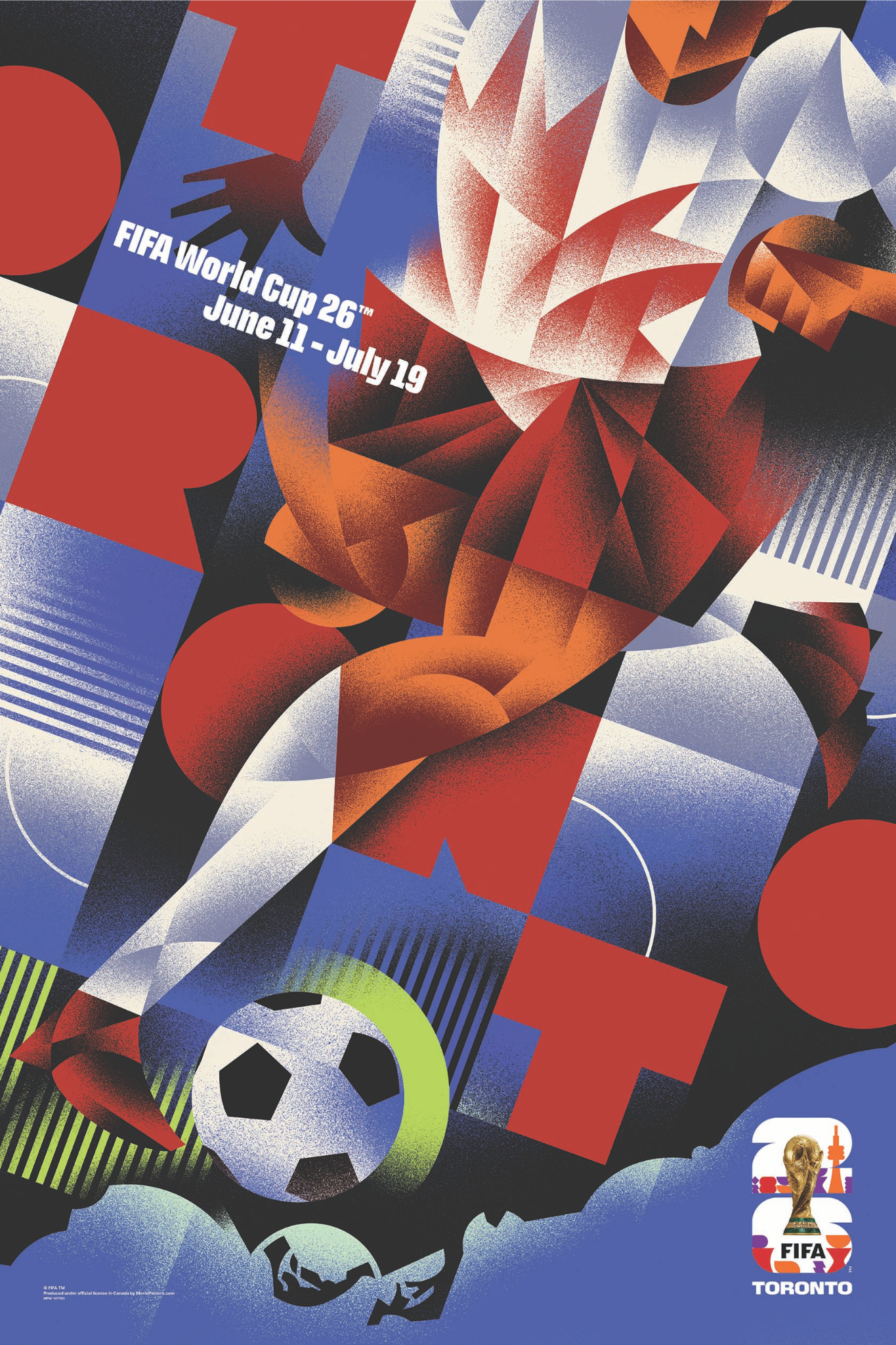 FIFA World Cup 2026 - Toronto 16" x 24"