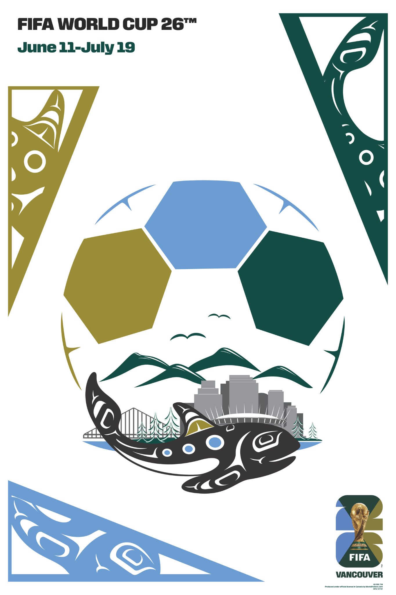 FIFA World Cup 2026 - Vancouver 13" x 19"