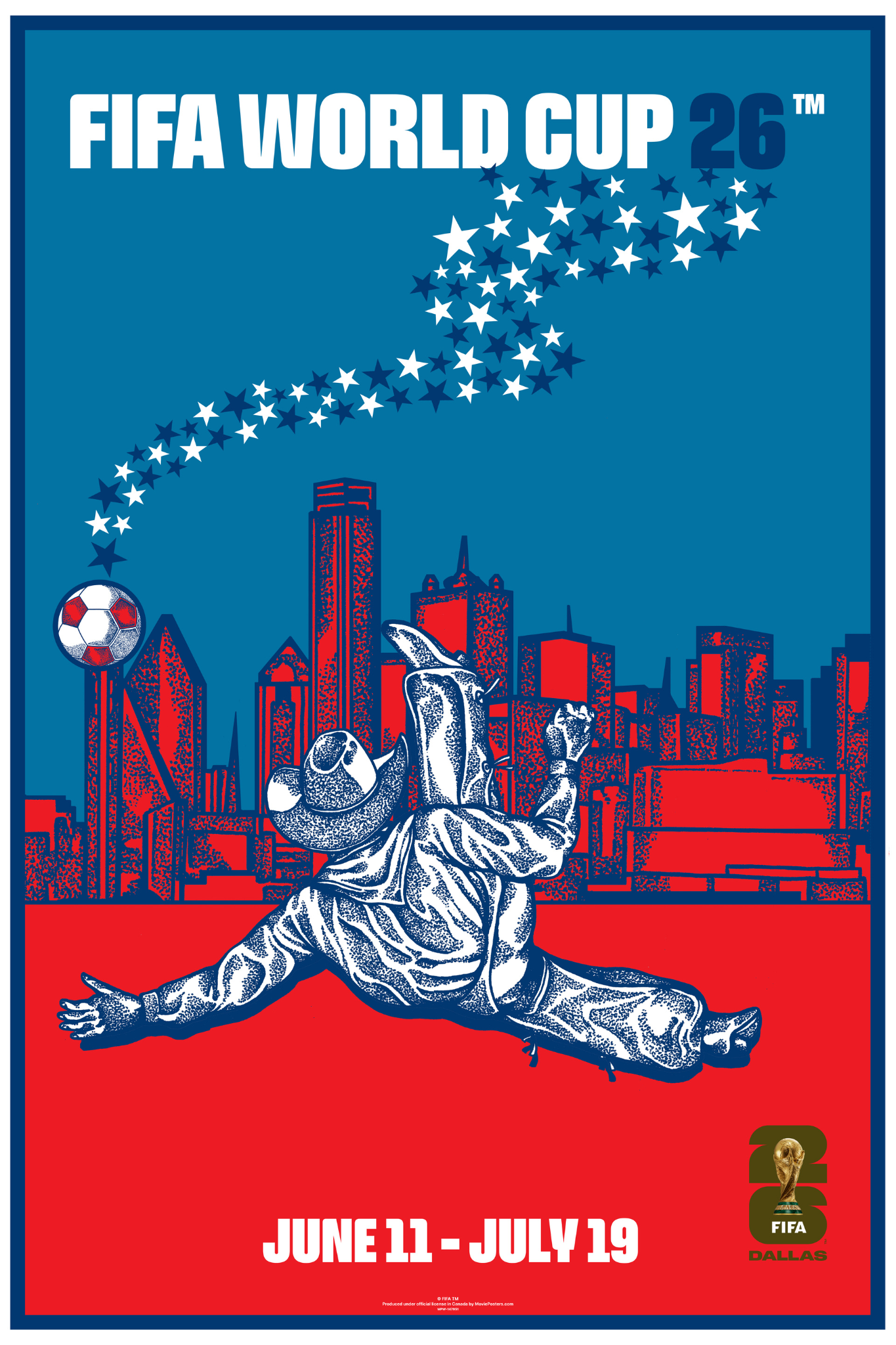 FIFA World Cup 2026 - Dallas 13" x 19"
