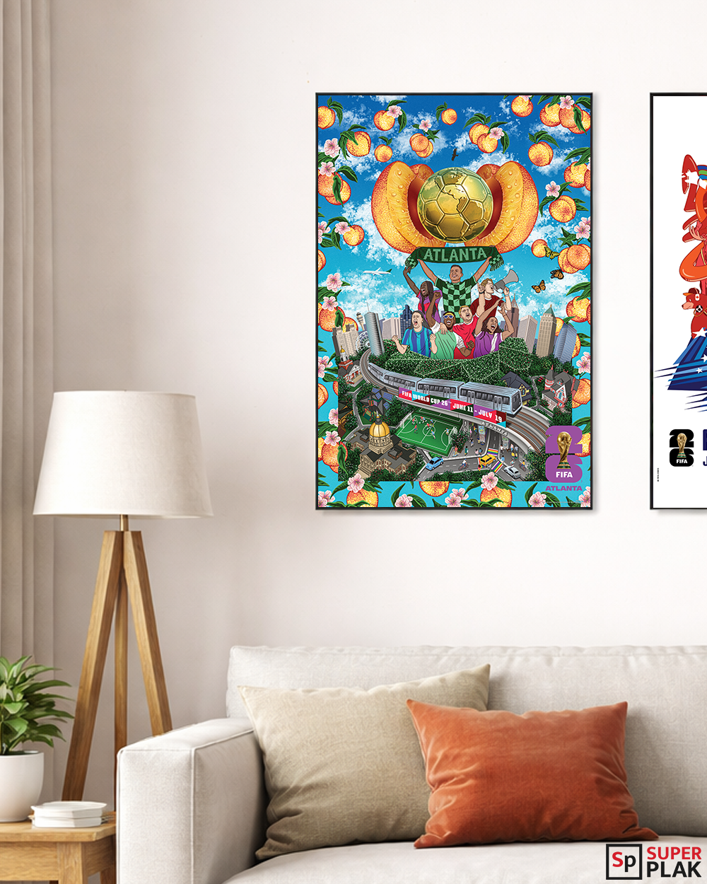 FIFA World Cup 2026 - Atlanta Plak Mount