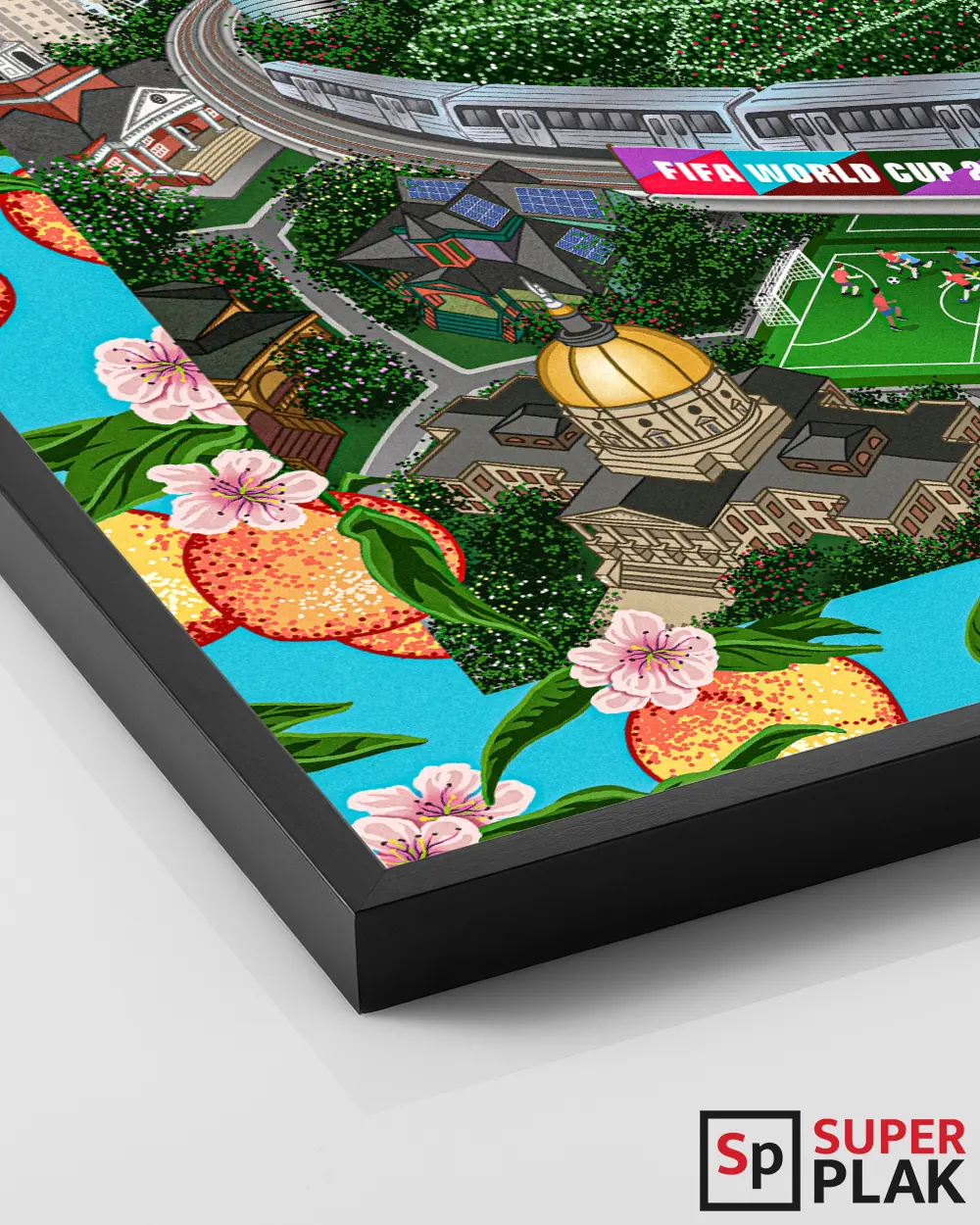 FIFA World Cup 2026 - Atlanta 24" x 36" Super Plak Inc.