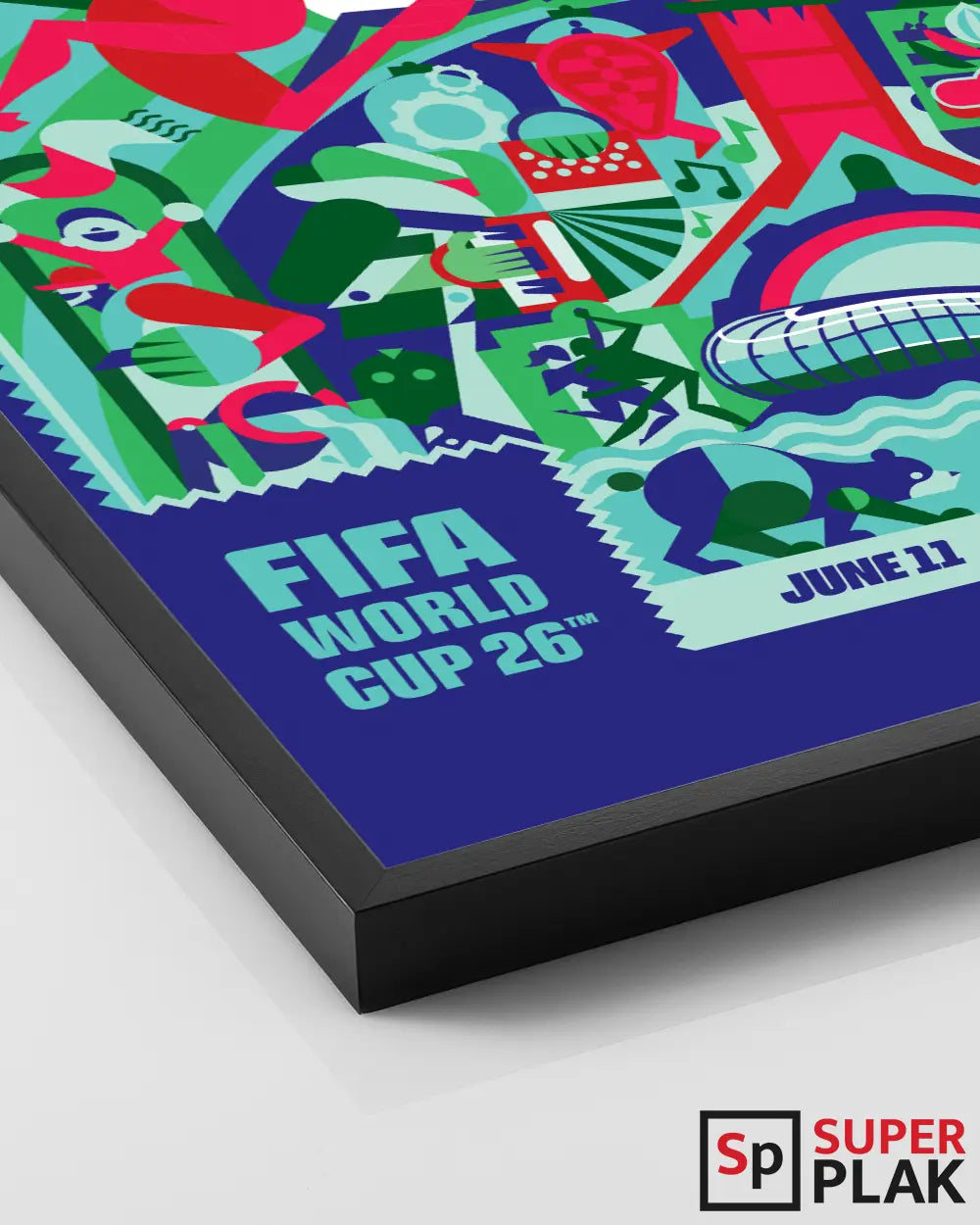 FIFA World Cup 2026 - Monterrey 24" x 36" Super Plak Inc.