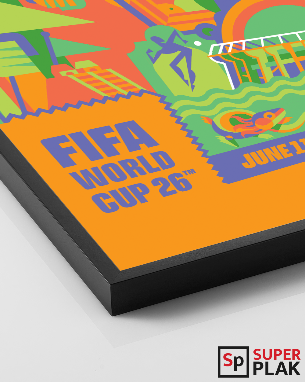 FIFA World Cup 2026 - Mexico City 13" x 19" Super Plak Inc.
