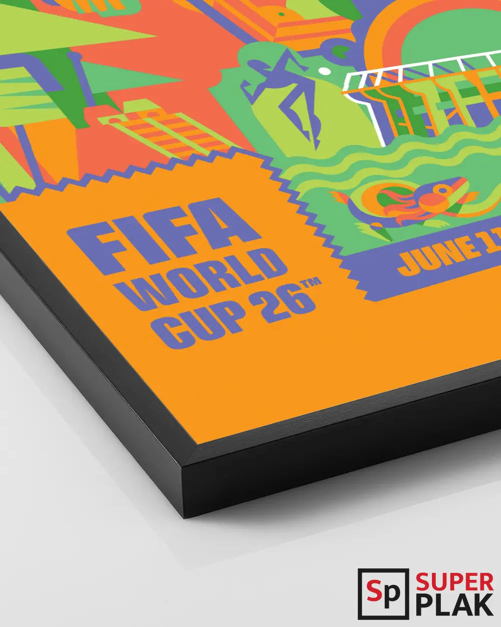 FIFA World Cup 2026 - Mexico City 24" x 36" Super Plak Inc.