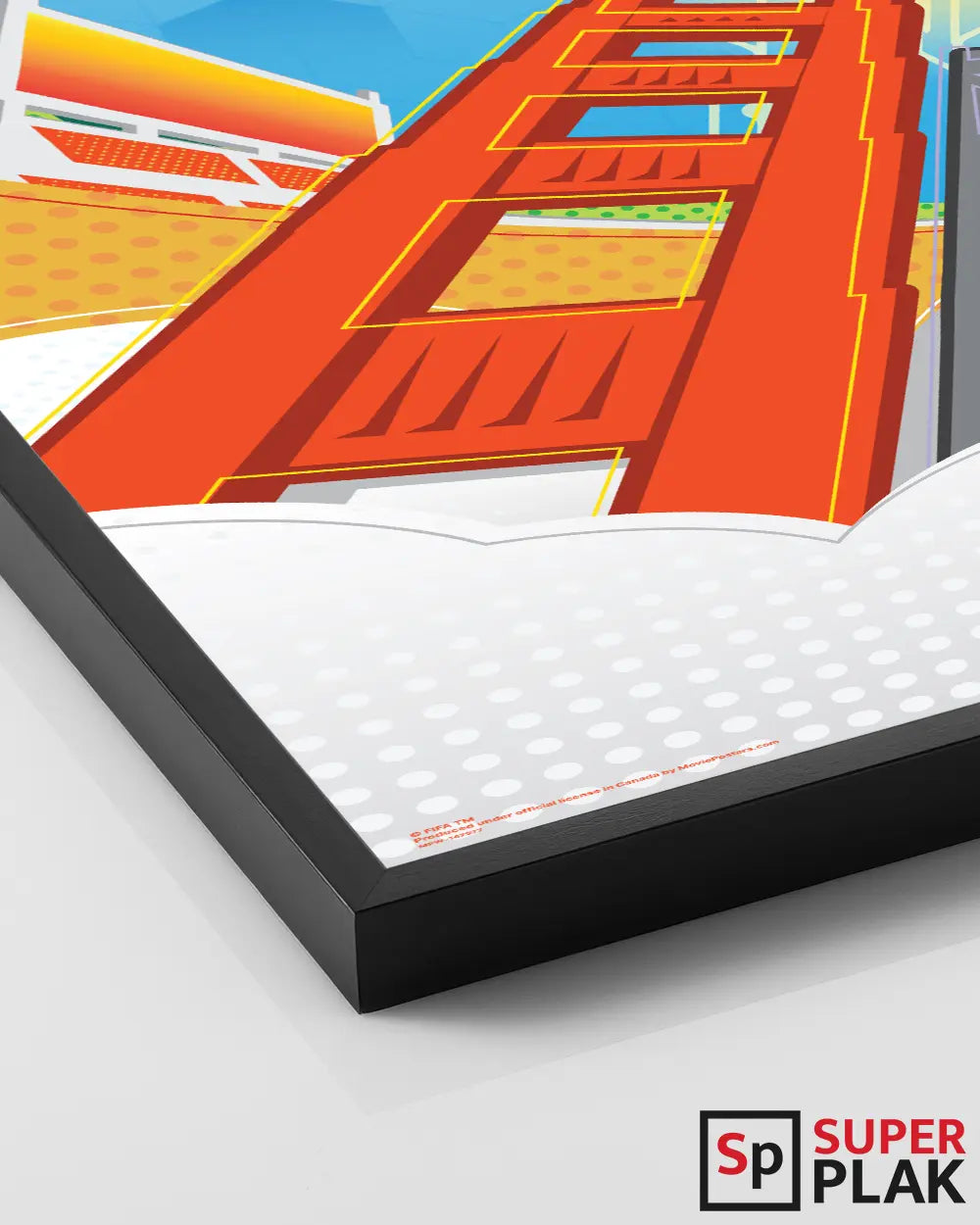 FIFA World Cup 2026 - San Francisco 13" x 19" Super Plak Inc.