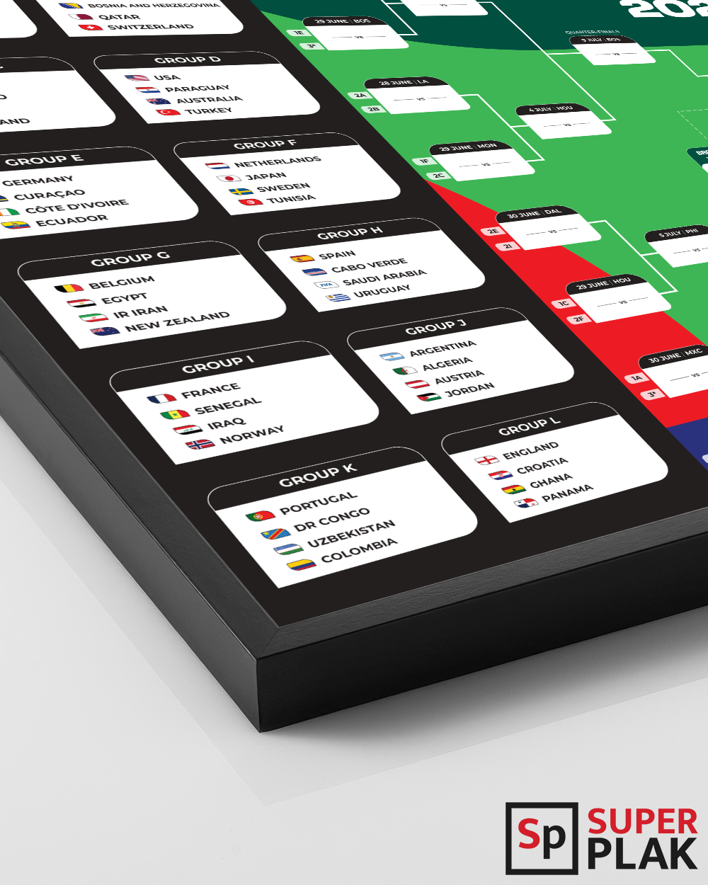 FIFA World Cup 2026 - Bracket Poster