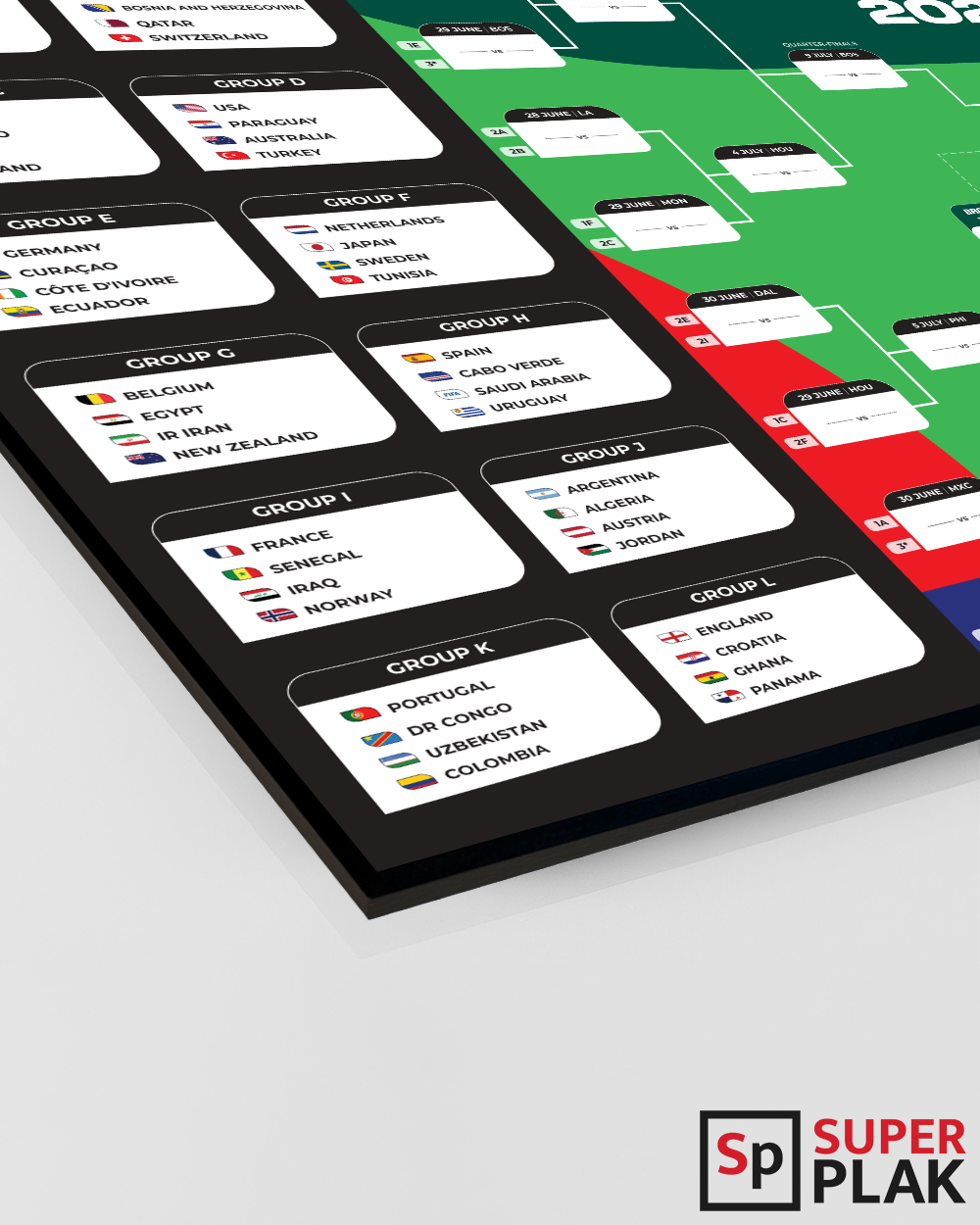 FIFA World Cup 2026 - Bracket Poster