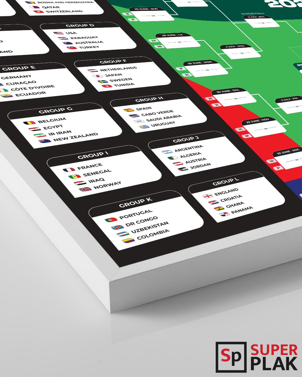 FIFA World Cup 2026 - Bracket Poster