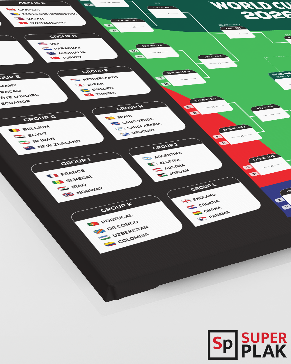 FIFA World Cup 2026 - Bracket Poster