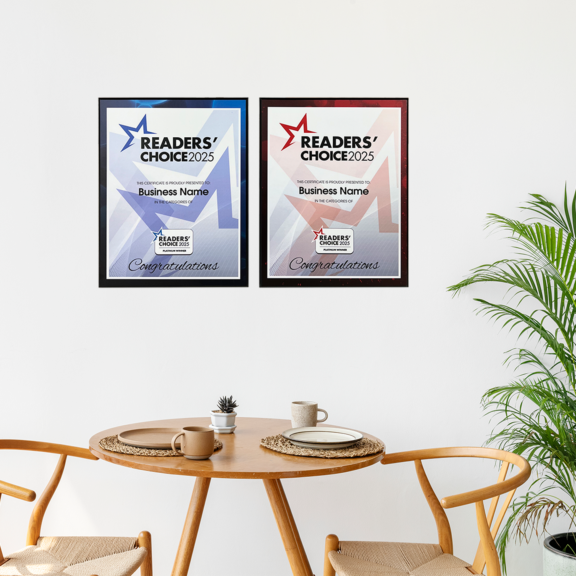 Readers' Choice Plaque Mount Super Plak Inc.