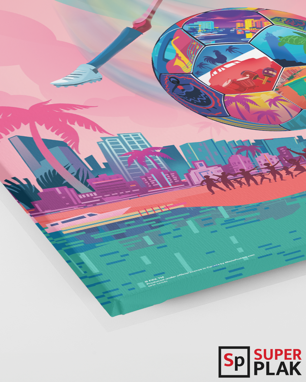 FIFA World Cup 2026 - Miami 13" x 19" Super Plak Inc.