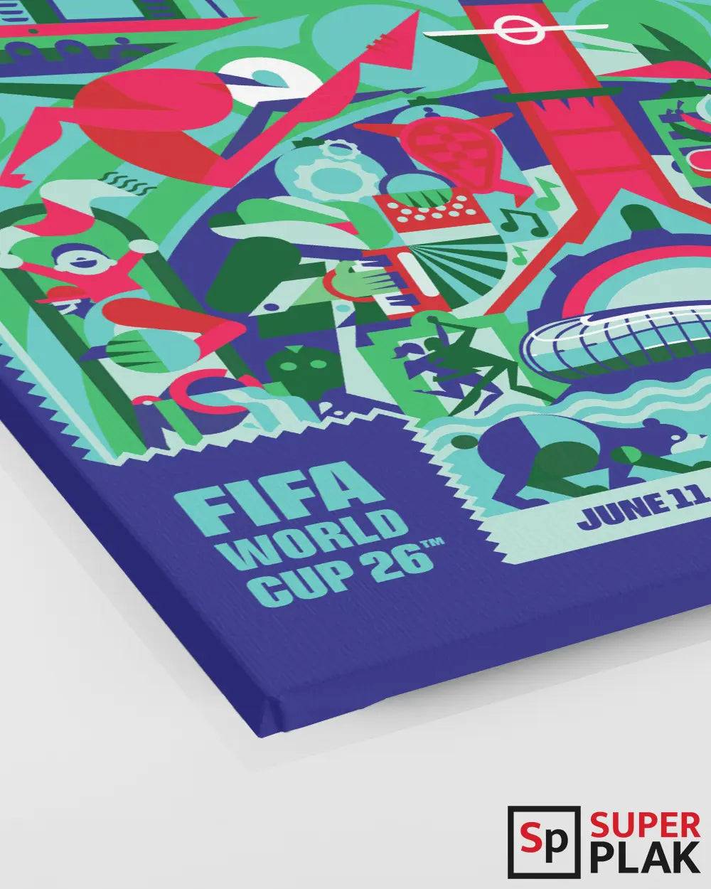 FIFA World Cup 2026 - Monterrey 16" x 24" Super Plak Inc.