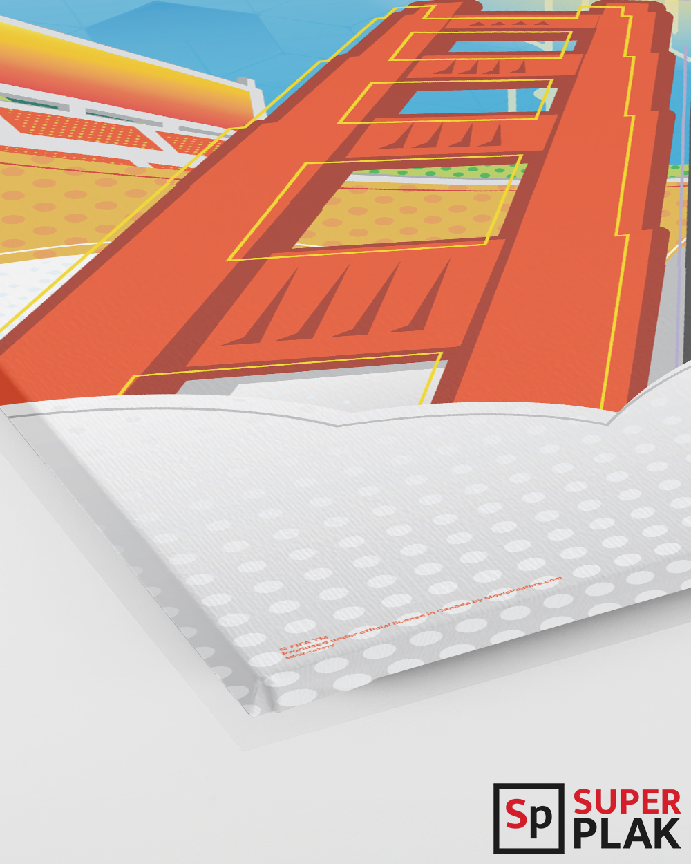 FIFA World Cup 2026 - San Francisco 13" x 19" Super Plak Inc.