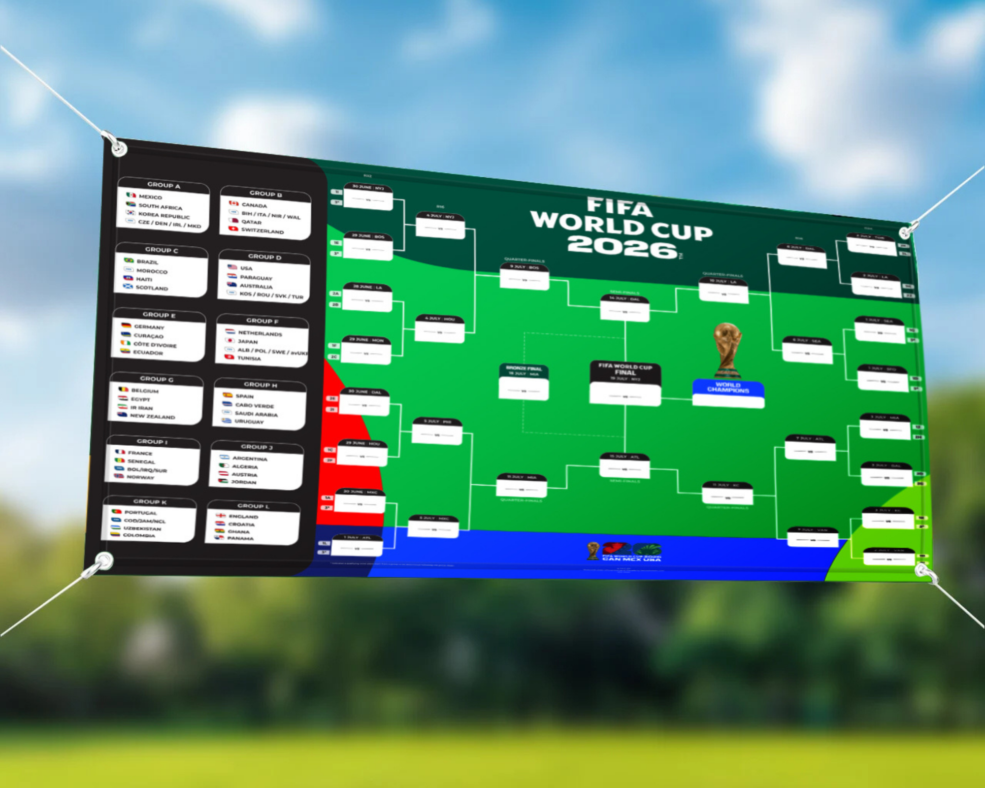 FIFA World Cup 2026 - Bracket Banner