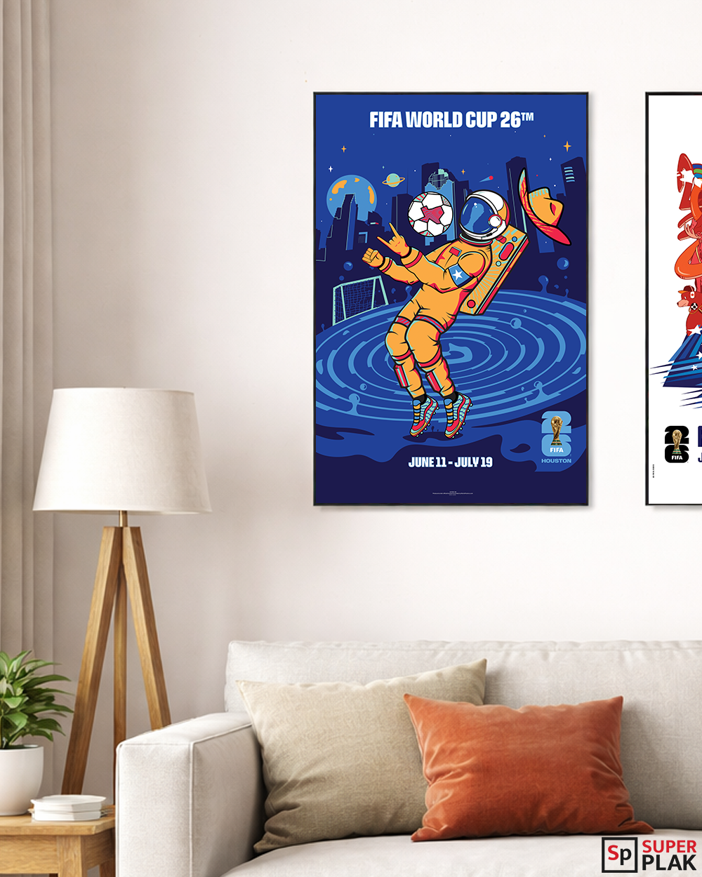 FIFA World Cup 2026 - Houston Plak Mount