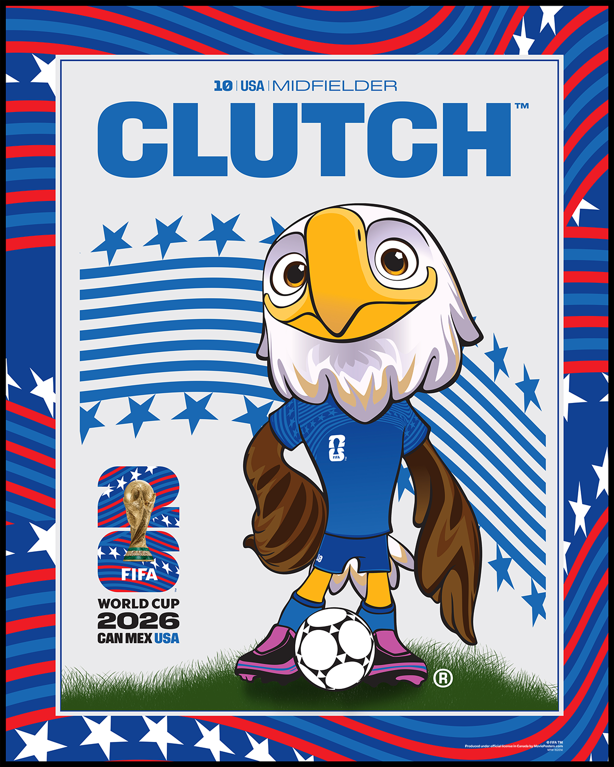FIFA World Cup 2026 - USA Mascot Poster