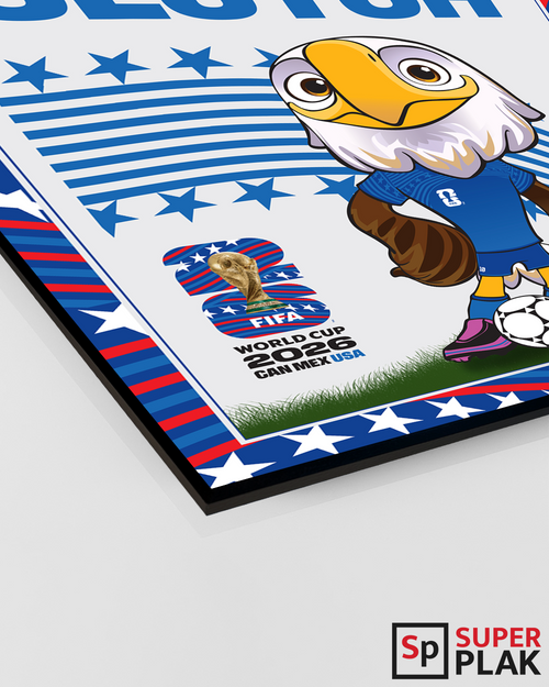 FIFA World Cup 2026 - USA Mascot Poster