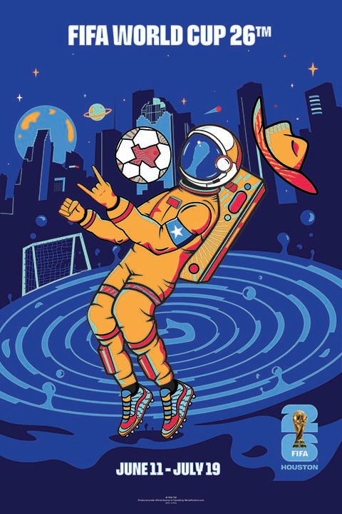 FIFA World Cup 2026 - Houston 16" x 24" Super Plak Inc.