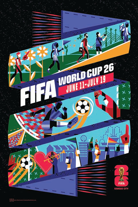 FIFA World Cup 2026 - Kansas City 13" x 19" Super Plak Inc.