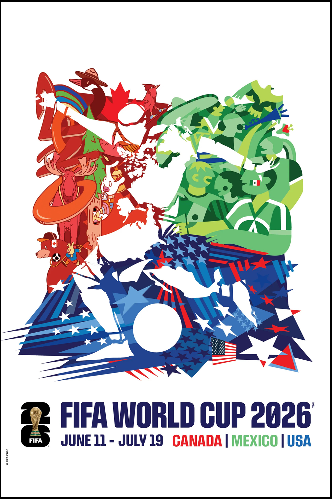 FIFA World Cup 2026 - Official Poster 13" x 19"