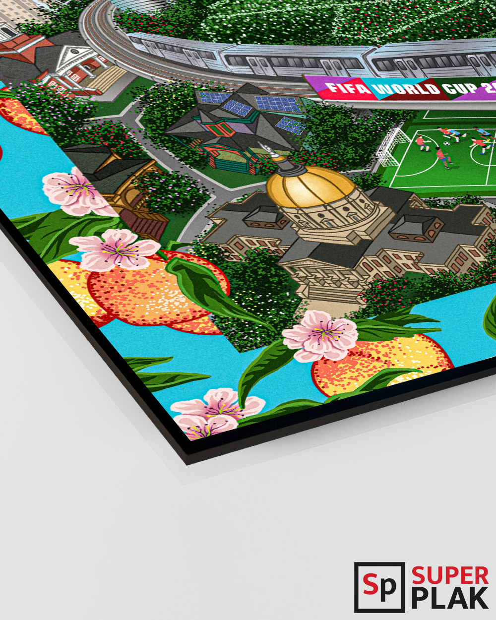 FIFA World Cup 2026 - Atlanta 13" x 19" Super Plak Inc.