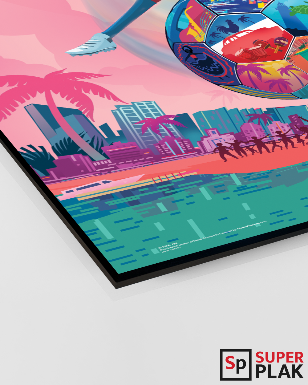 FIFA World Cup 2026 - Miami 24" x 36" Super Plak Inc.