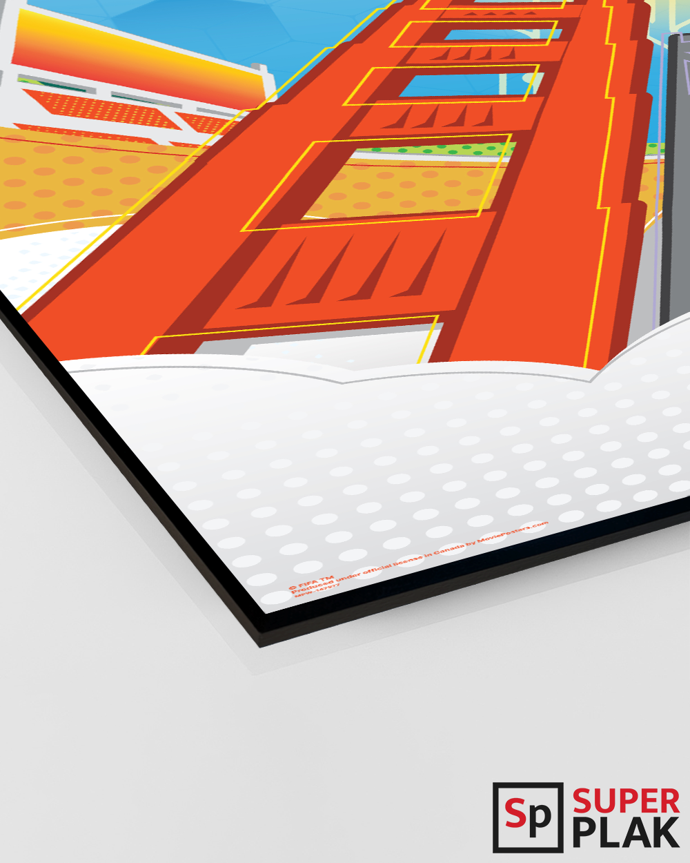 FIFA World Cup 2026 - San Francisco 13" x 19" Super Plak Inc.