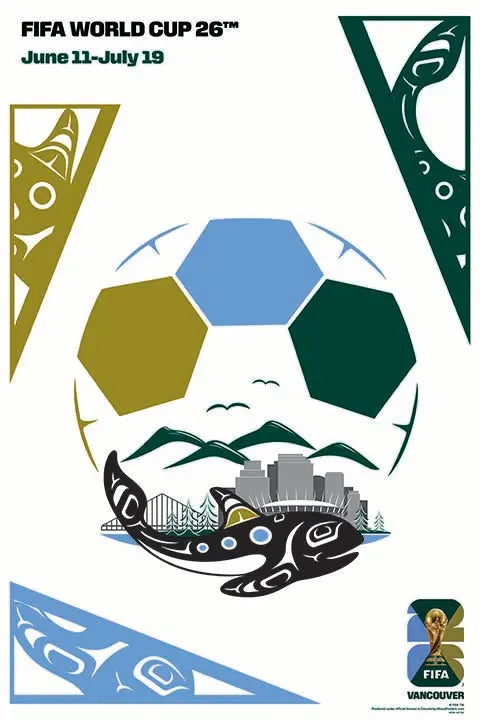 FIFA World Cup 2026 - Vancouver 24" x 36" Super Plak Inc.