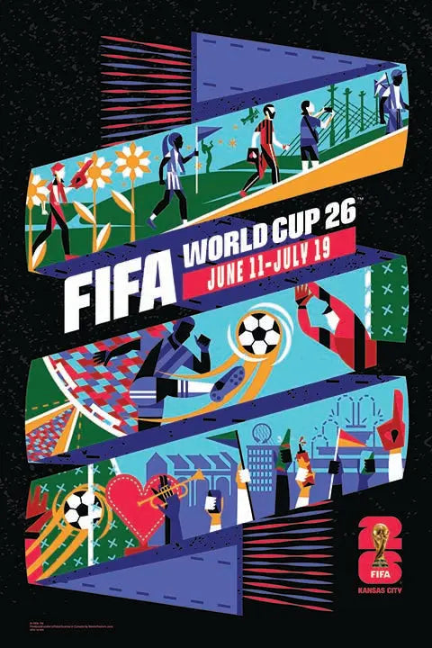 FIFA World Cup 2026 - Kansas City 16" x 24" Super Plak Inc.