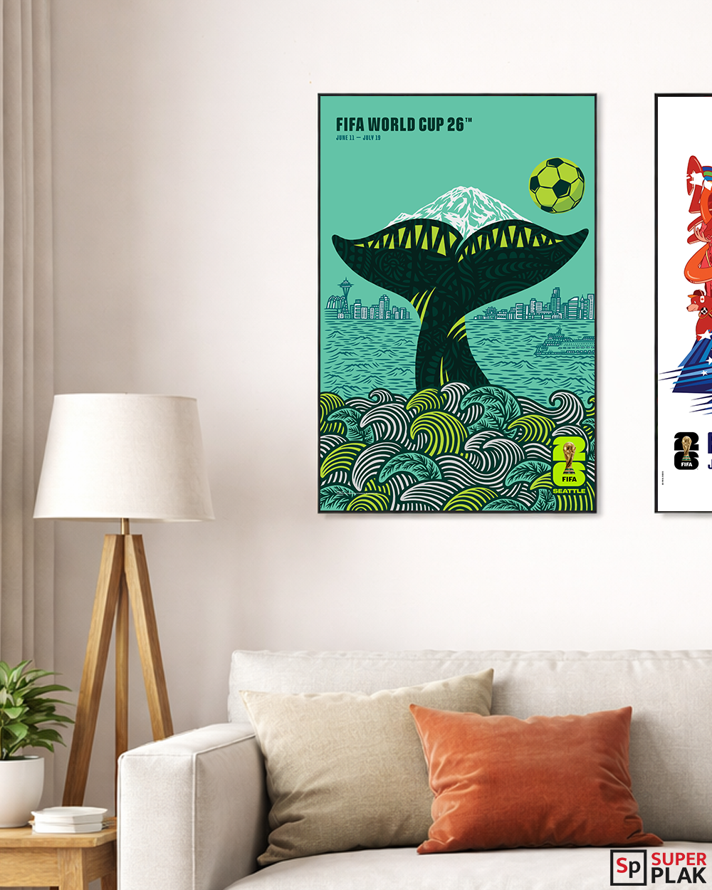 FIFA World Cup 2026 - Seattle Plak Mount