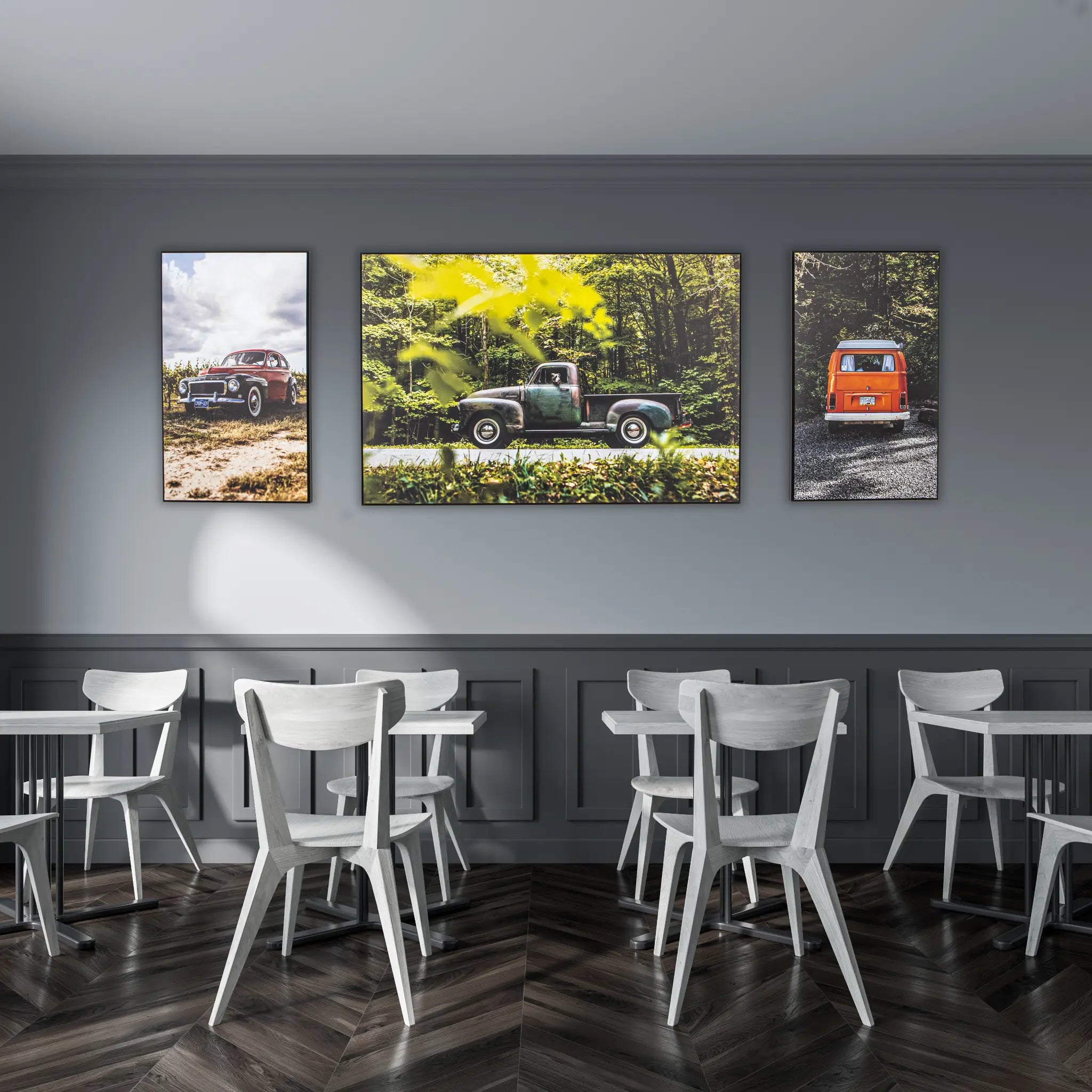 Flush Mounts in Restaurant