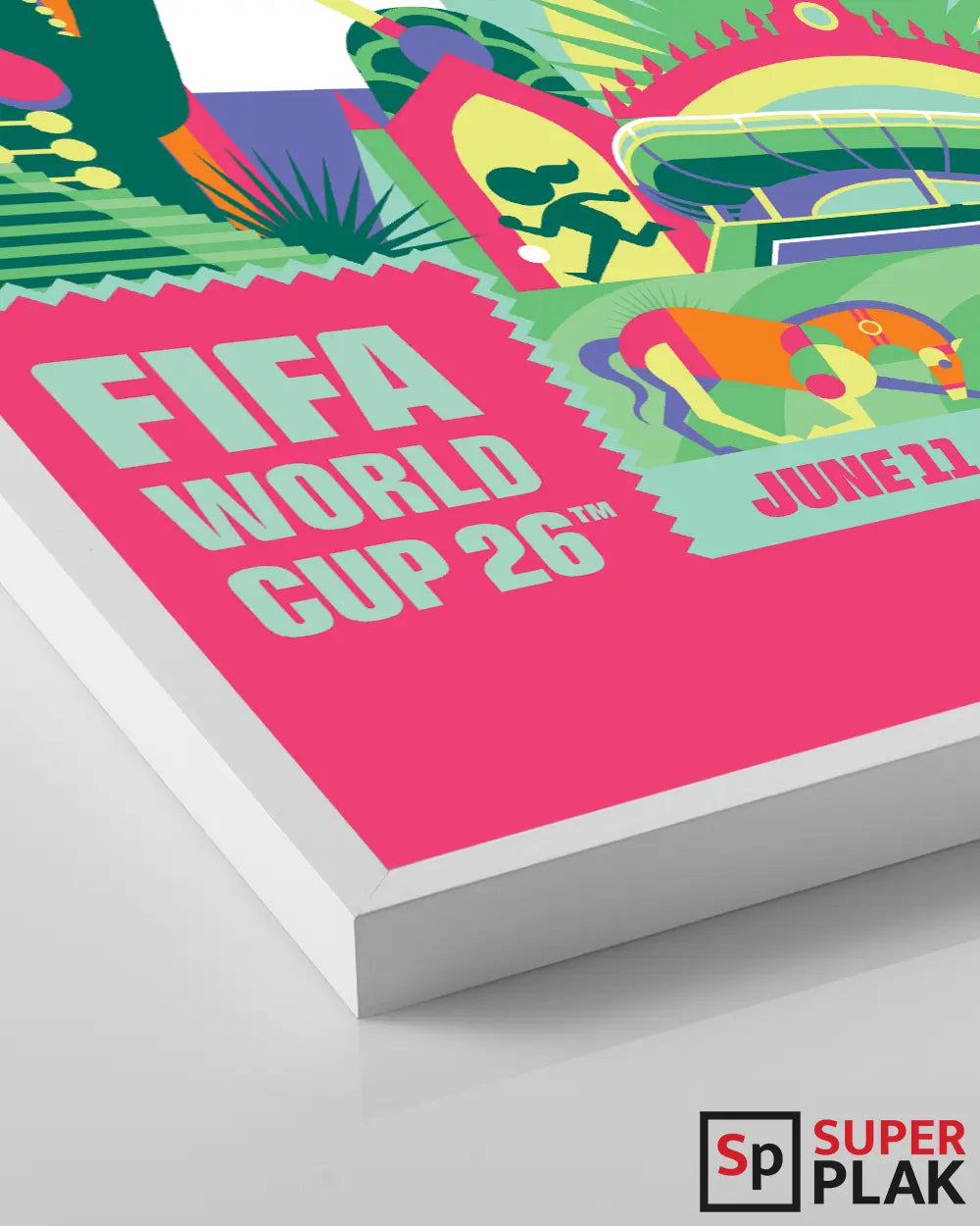 FIFA World Cup 2026 - Guadalajara 13" x 19" Super Plak Inc.