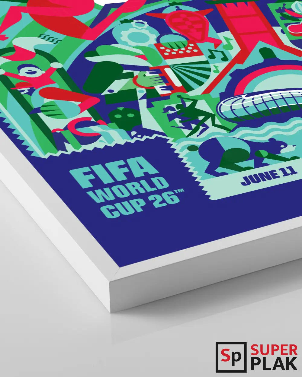 FIFA World Cup 2026 - Monterrey 16" x 24" Super Plak Inc.