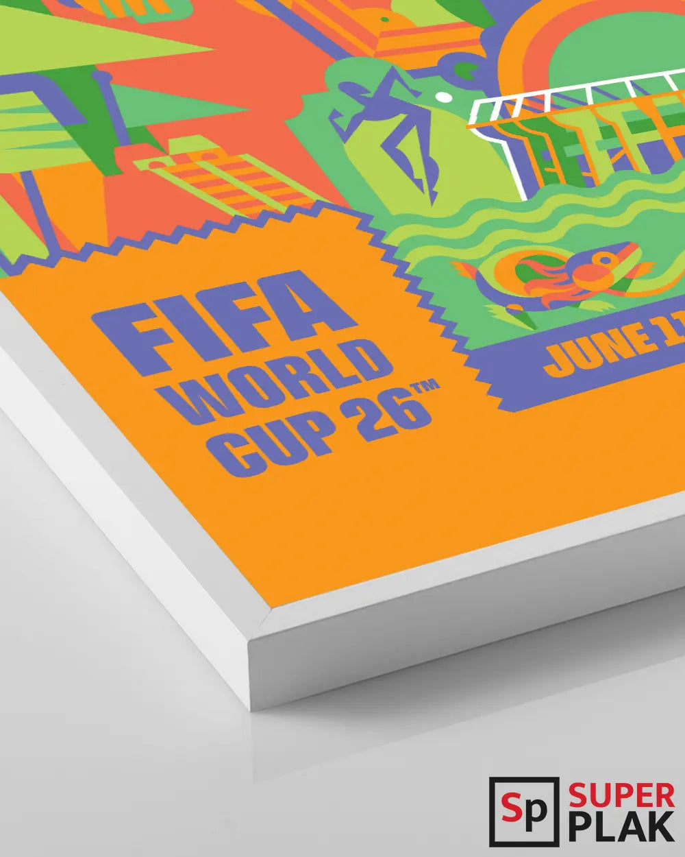 FIFA World Cup 2026 - Mexico City 24" x 36" Super Plak Inc.