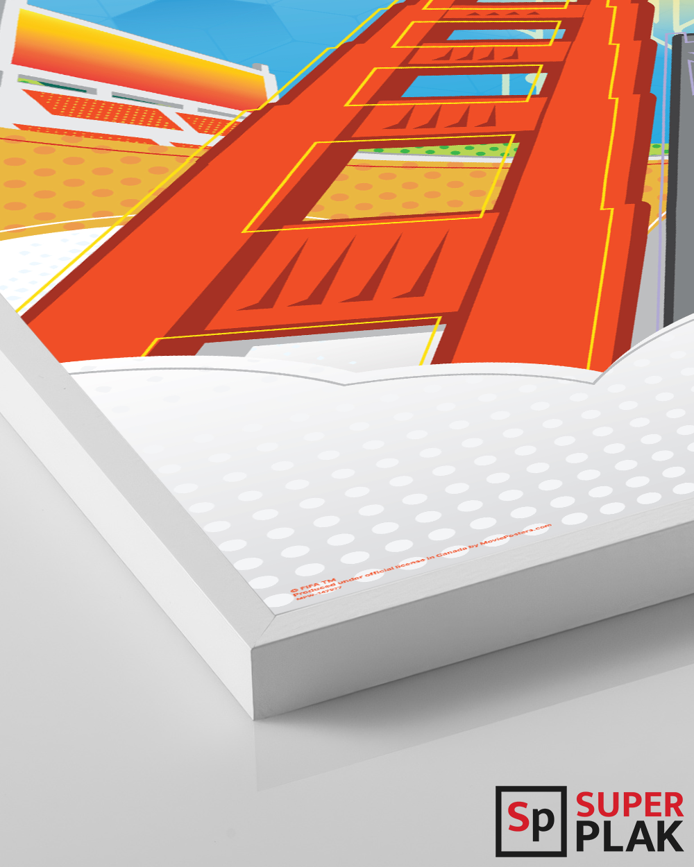 FIFA World Cup 2026 - San Francisco 13" x 19" Super Plak Inc.